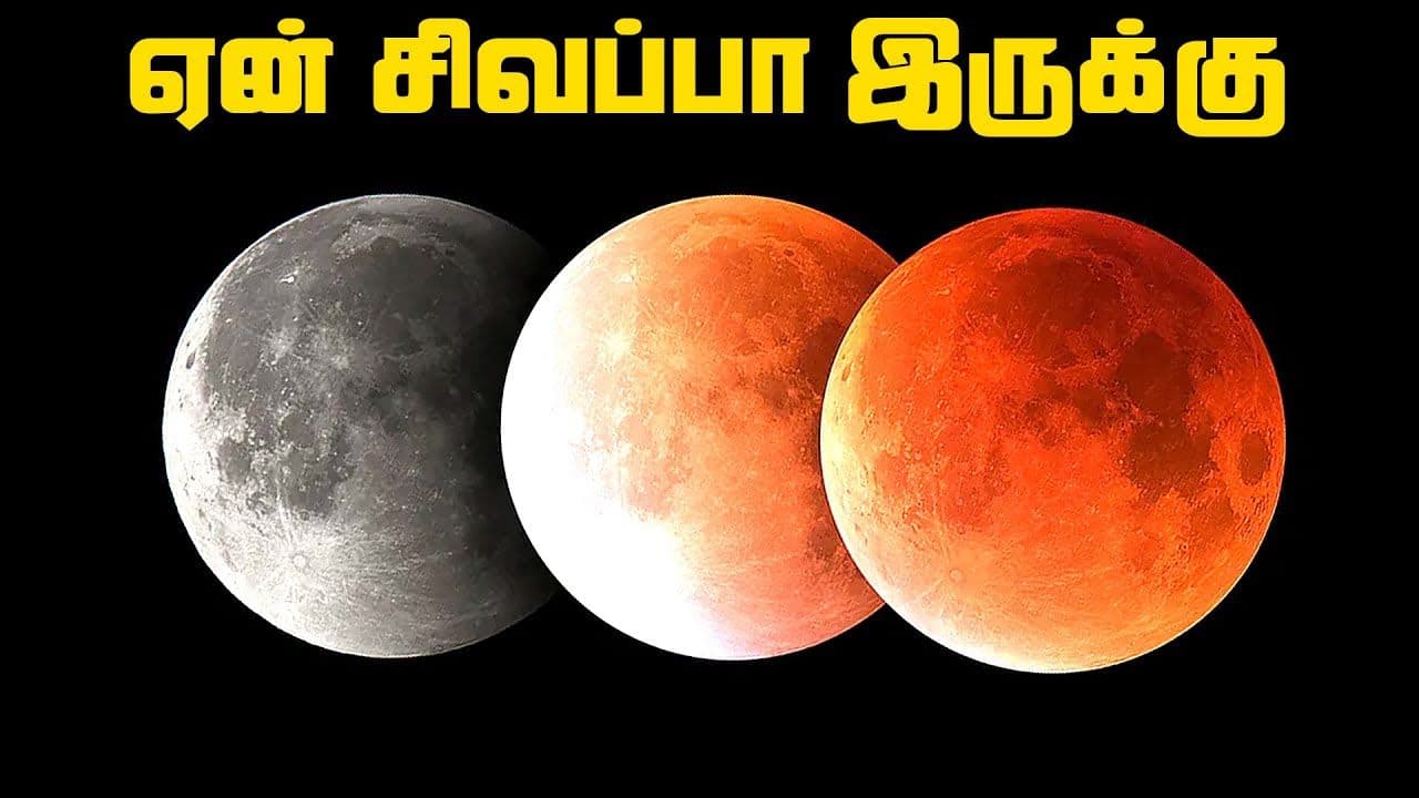 ஏன் சந்திர கிரகணம் சிவப்பா இருக்கு _ - Blood Moon Lunar Eclipse Facts