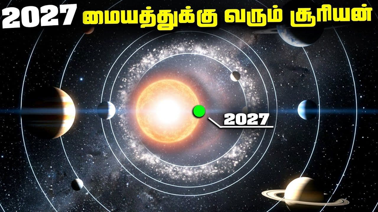 2027 மையப்பகுதிக்கு வரும் சூரியன்  - BaryCenter
